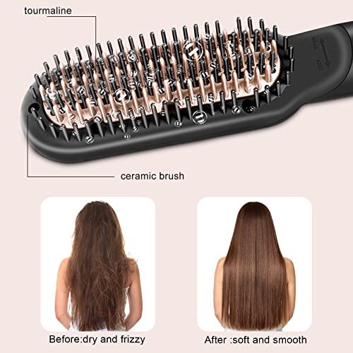 LAYADO 5 in 1 Curling Iron, Curling Wand Set with Hair Straightener Brush, In...