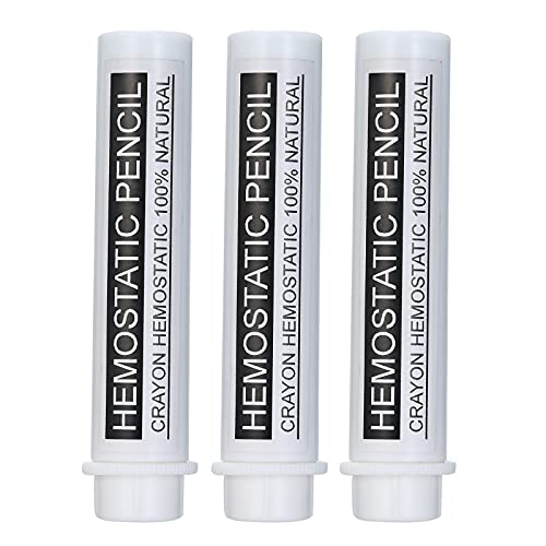 Layhou Styptic Pencil 3PCS Pen Type Styptic Pencils Set Bloodstone Stops Cuts...