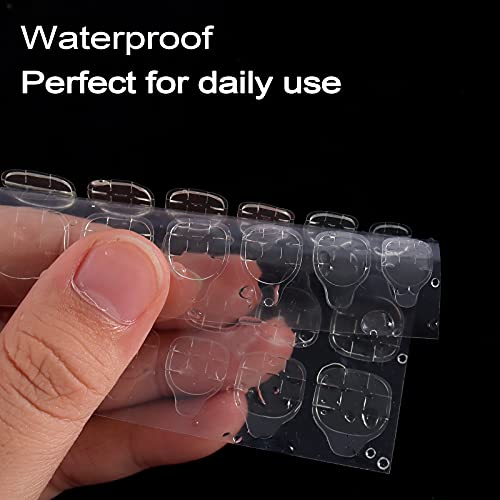 Laza 240pcs Ultrathin Breathable Adhesive Tabs Fake Nail Glue Sticker 10 Shee...