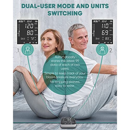 All New 2022 LAZLE Blood Pressure Monitor - Automatic Upper Arm Machine & Acc...