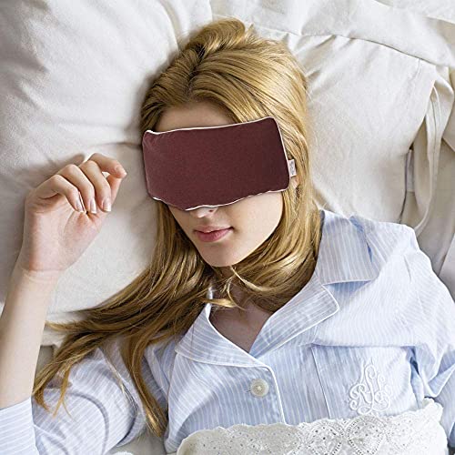 Lazy Sloth Eye Pillow - Natural Clay Beads with Lavender - Hot or Cold Weight...