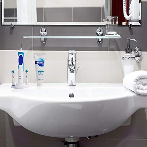 LazyMe Electric Toothbrush Heads Holder Charger Holders and 4 Toothbrush Head...