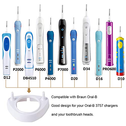 LazyMe Single Charger Holders Toothbrush Heads Holder Compatible with Oral-B ...