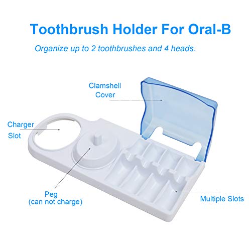 LazyMe Stand Electric Toothbrush Heads Holder for Braun Oral B (1 Holder)