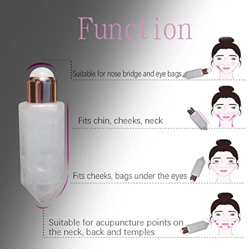 Jade massage column & Gua Sha-Jade roller beauty massage skin care tool,used ...