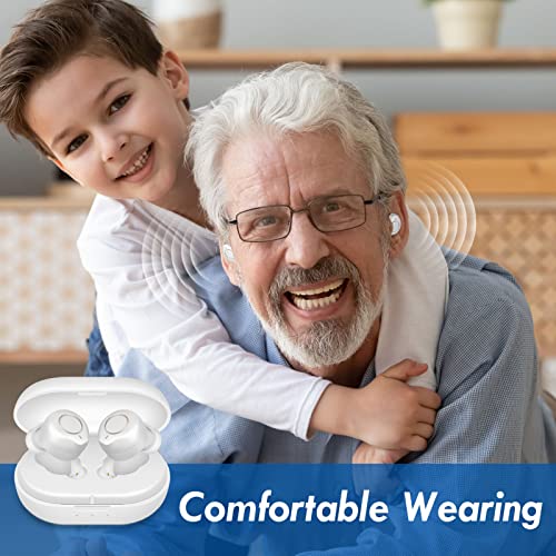 Hearing Aids,Hearing aid with Recharging case,Hearing aids for seniors,Noise ...