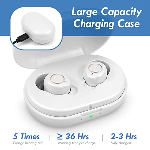Hearing Aids,Hearing aid with Recharging case,Hearing aids for seniors,Noise ...