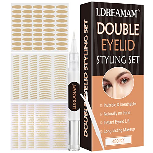 Eyelid Tape,Double Eyelid Stickers,Invisible Eyelid Tape,Eyelid Lifter Strips...
