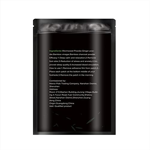 Foot Patch,Foot Pads,Natural Cleansing Foot Pads,All Natural Bamboo Ginger Fo...