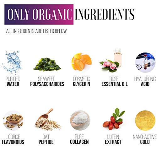 Under Eye Patches - 24K Gold Under Eye Mask Anti-Aging Hyaluronic Acid Collag...