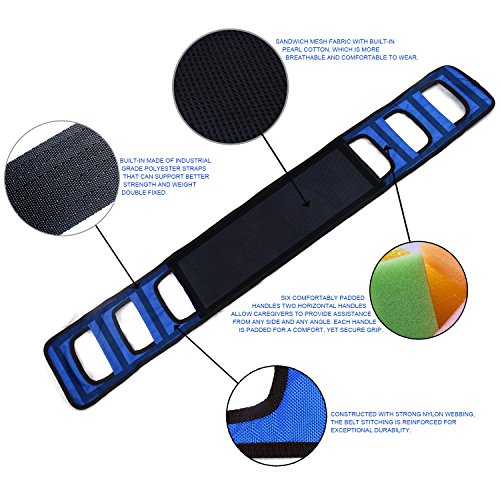 Transfer Sling Gait Belt Patient Lift Transferring Turning Handicap Bariatric...