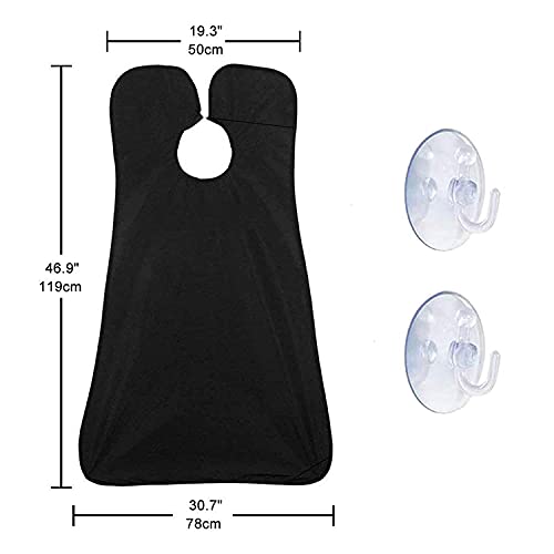 Beard Bib Beard Apron, Beard Catcher for Men Shaving and Trimming, Non-Stick ...