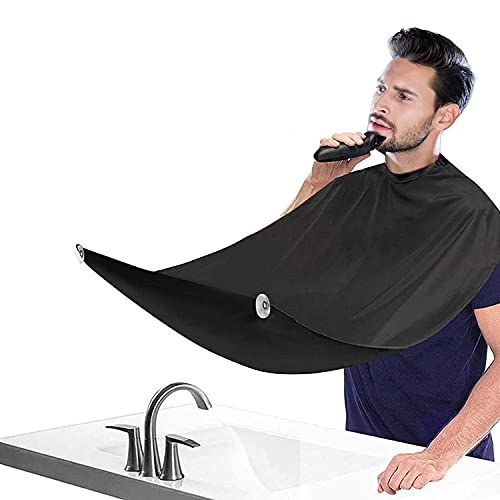 Beard Bib Beard Apron, Beard Catcher for Men Shaving and Trimming, Non-Stick ...