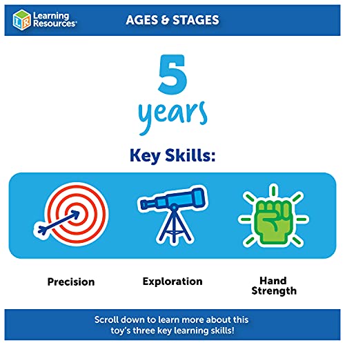 Learning Resources Jumbo Tweezers, Sorting & Counting, Preschool Science, Hom...