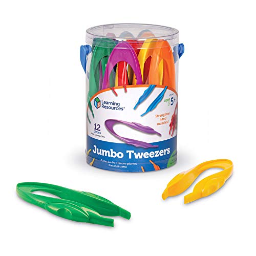 Learning Resources Jumbo Tweezers, Sorting & Counting, Preschool Science, Hom...