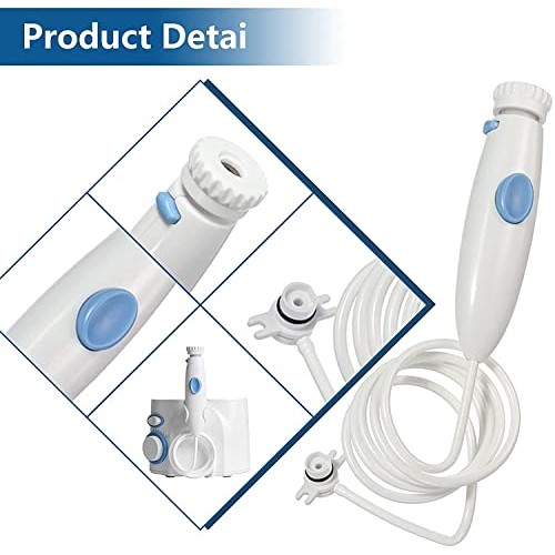 LEATOVOP Flosser Replacement Handle/Hose Assembly Compatible with Waterpik Wp...