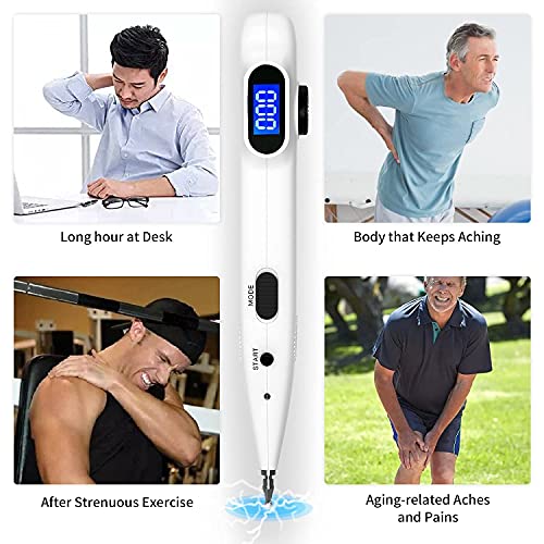 LEAWELL Acupuncture Pen Electronic Acupuncture Pen Rechargeable Meridian Ener...