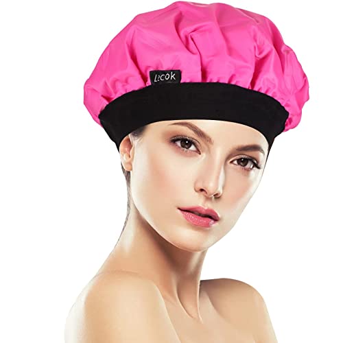 Lecok Deep Conditioning Cap Steam Cap - Waterproof Heat Therapy & Cool Therap...