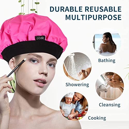 Lecok Deep Conditioning Cap Steam Cap - Waterproof Heat Therapy & Cool Therap...