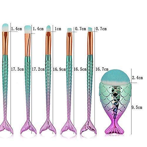 Funfunman Makeup Brushes 11PCS Make Up Foundation Eyebrow Eyeliner Blush Cosm...