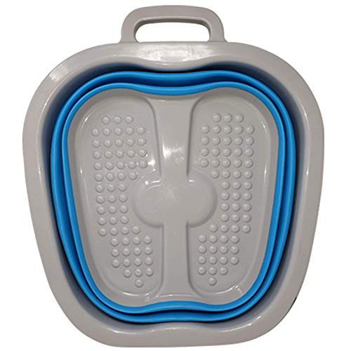 Lee Beauty Professional Large Foot Soaking Tub, Plastic and Rubber Bucket for...