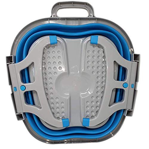 Lee Beauty Professional Large Foot Soaking Tub, Plastic and Rubber Bucket for...