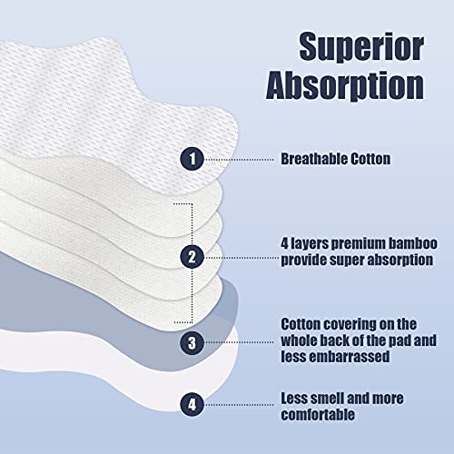 Leekalos Premium Cotton Reusable Menstrual Pads - Washable Cloth Pads- Highly...