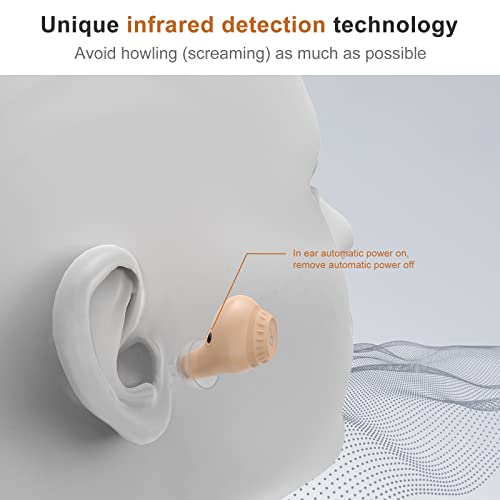 LEEL Hearing Aids, hearing aids for seniors rechargeable with noise cancellin...