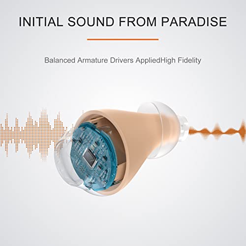 LEEL Hearing Aids, hearing aids for seniors rechargeable with noise cancellin...