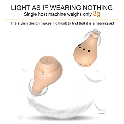 LEEL Hearing Aids, hearing aids for seniors rechargeable with noise cancellin...