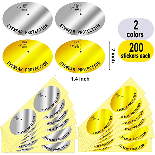 200 Pairs Disposable Tanning Eye Stickers Gold Silver Tanning Eye Patch Eye P...