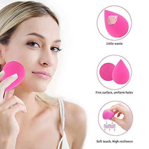 6 Pcs Makeup Blender Beauty Sponge Set - Foundation Blending Beauty Sponge Bl...