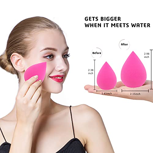 6 Pcs Makeup Blender Beauty Sponge Set - Foundation Blending Beauty Sponge Bl...