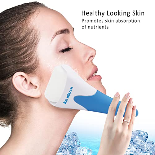 Ice Roller for Face and Eyes - Facial Skin Care Tools Cold Face Ice Roller Ma...