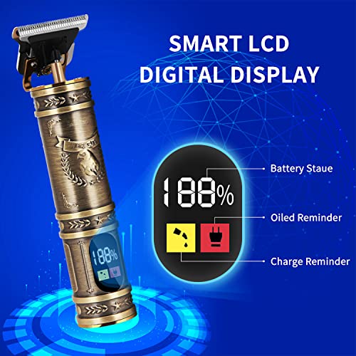 Hair Trimmer Cordless T outliner Trimmer for Men Hair Clippers T Liner Outlin...