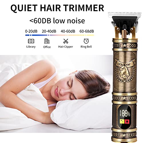 Hair Trimmer Cordless T outliner Trimmer for Men Hair Clippers T Liner Outlin...