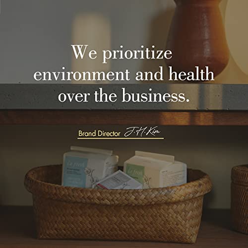 Lefresh Organic Cotton Cover Panty Liners - Unscented, Vegan, Chlorine Free- ...