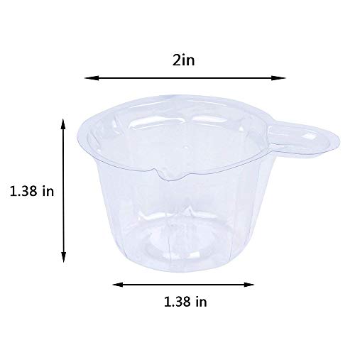 120 Pcs 40ml Urine Cups Plastic Disposable Easy to Collect Urine Specimen Cup...
