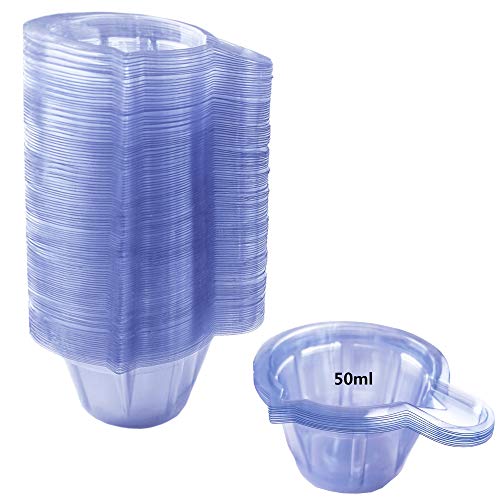 120PCS 50ML Urine Cups Plastic Disposable Urine Container Cups Urine Collecti...