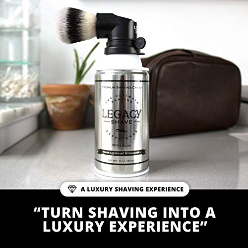 Legacy Shave The Ultimate Shaving Experience - World's 1st Shaving Can Brush ...