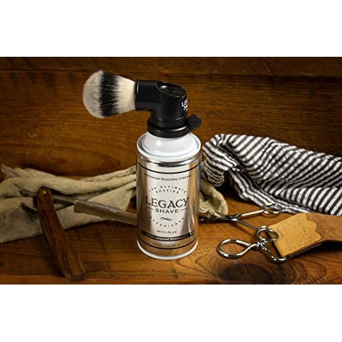 Legacy Shave The Ultimate Shaving Experience - World's 1st Shaving Can Brush ...