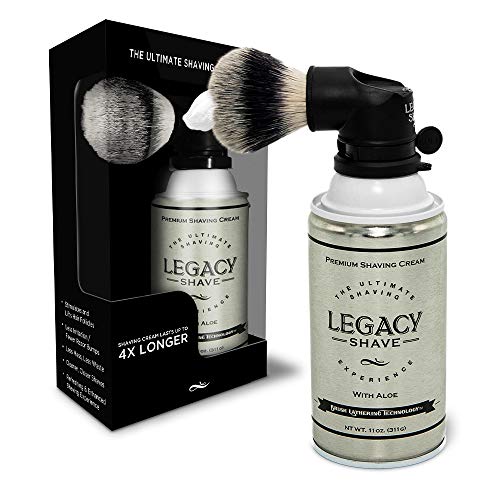 Legacy Shave The Ultimate Shaving Experience - World's 1st Shaving Can Brush ...