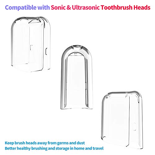 12Pcs Reusable Toothbrush Head Covers Compatible with Philips Sonicare Electr...