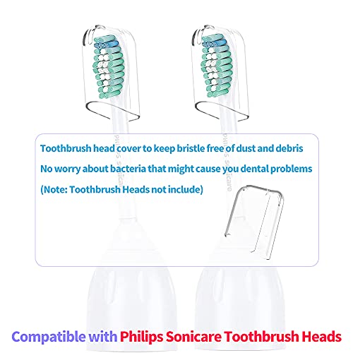 12Pcs Reusable Toothbrush Head Covers Compatible with Philips Sonicare Electr...