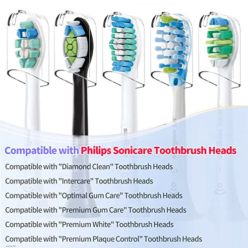 12Pcs Reusable Toothbrush Head Covers Compatible with Philips Sonicare Electr...