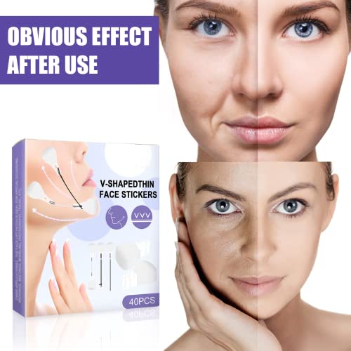 Invisible Face Lifter Tape, Face Tape for Jowls, Invisible Tape for Face Lift...