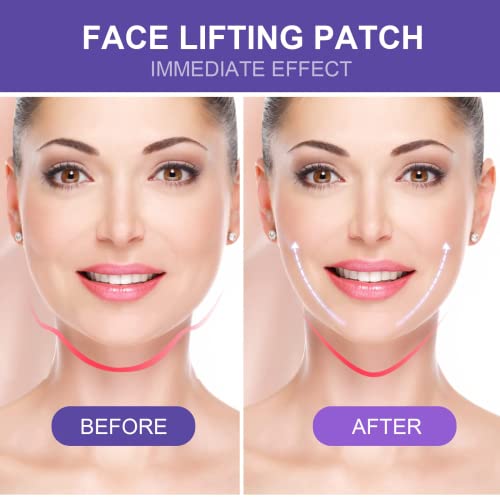 Invisible Face Lifter Tape, Face Tape for Jowls, Invisible Tape for Face Lift...