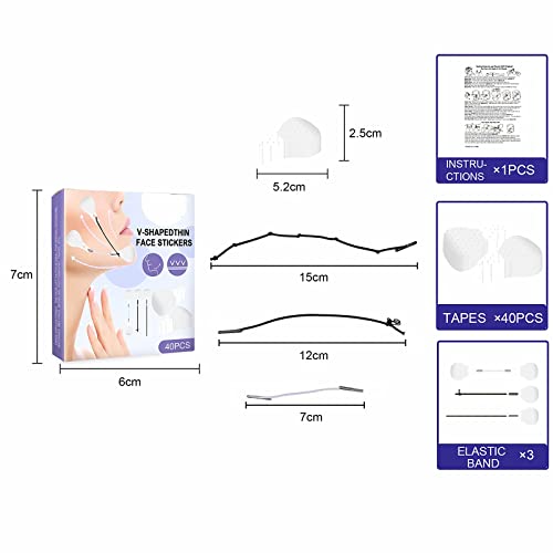 Invisible Face Lifter Tape, Face Tape for Jowls, Invisible Tape for Face Lift...
