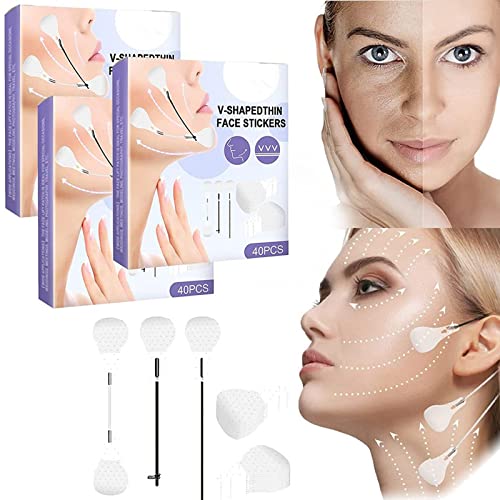 Invisible Face Lifter Tape, Face Tape for Jowls, Invisible Tape for Face Lift...