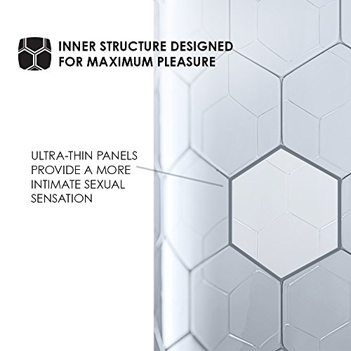 LELO HEX Original, Luxury Condoms with Unique Hexagonal Structure, Thin Yet S...